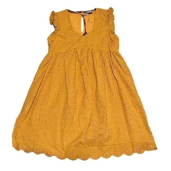 KNOX Rose Ruffle Short Sleeve Eyelet A-Line Dress (Sz XS) - Picture 8 of 12